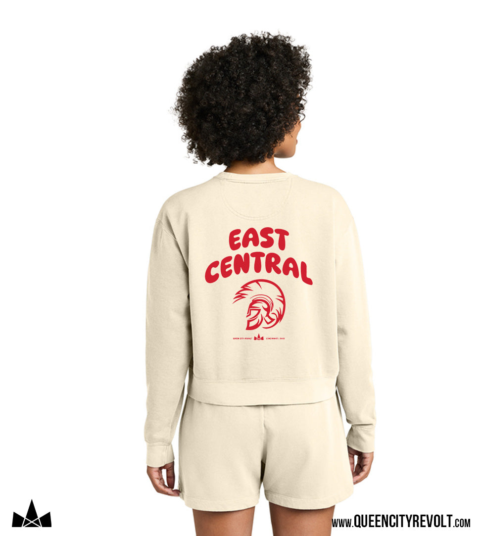 East Central Women's Bubble Letter Crew, Natural
