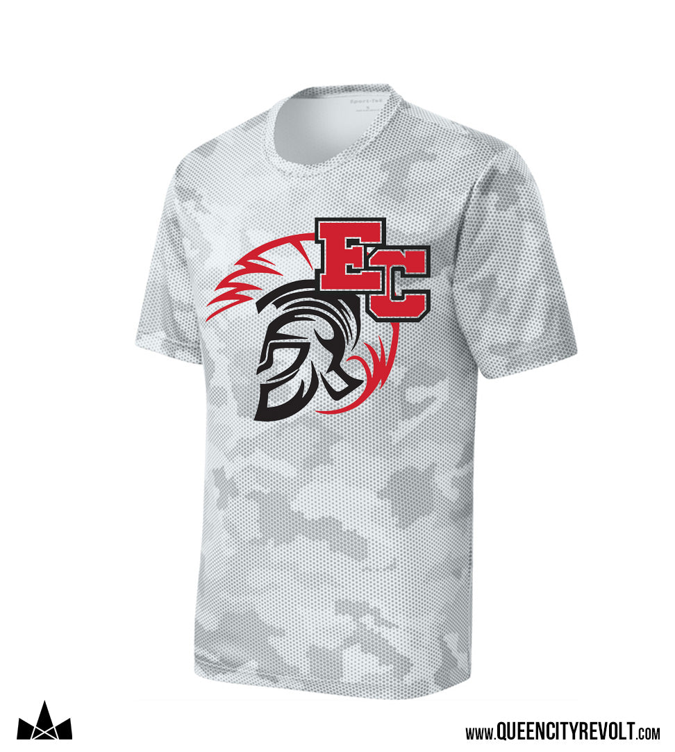 East Central Youth Performance Camo Tshirt, White