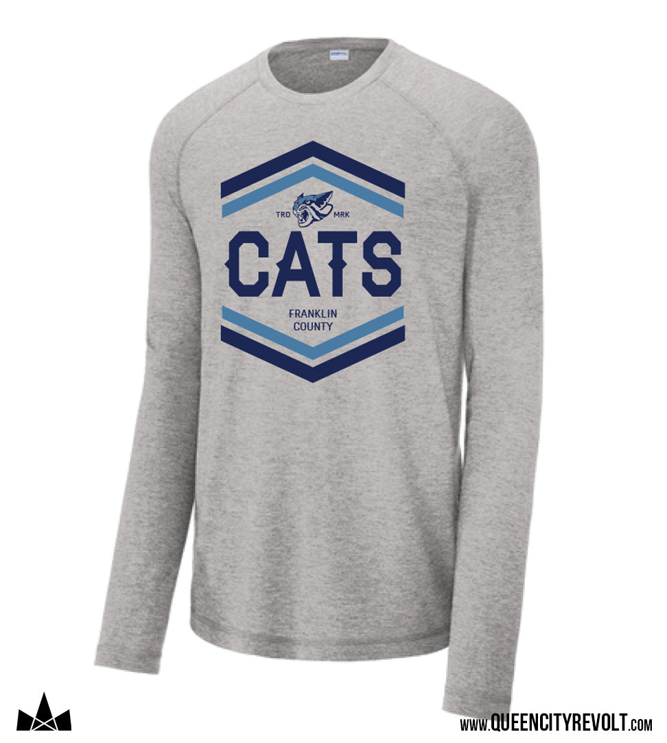 Franklin Co Arrows Longsleeve Tee, Grey