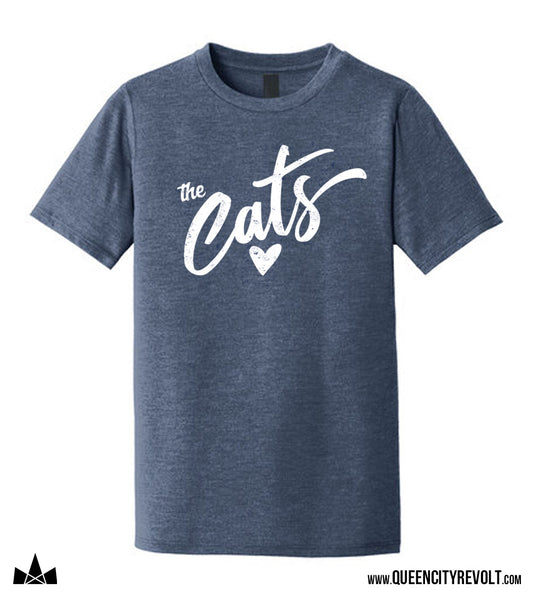 Franklin County "The Cats" Youth Tshirt, Navy