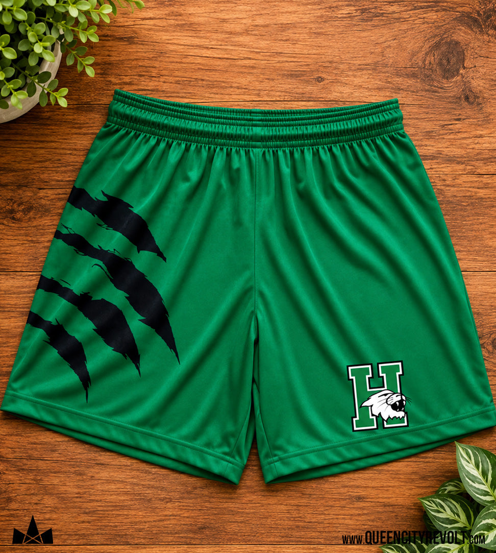 Harrison Youth Scratch Shorts, Green