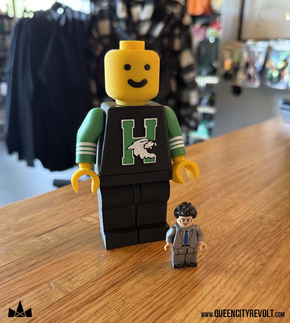 Harrison Wildcats Lego Giant Figure