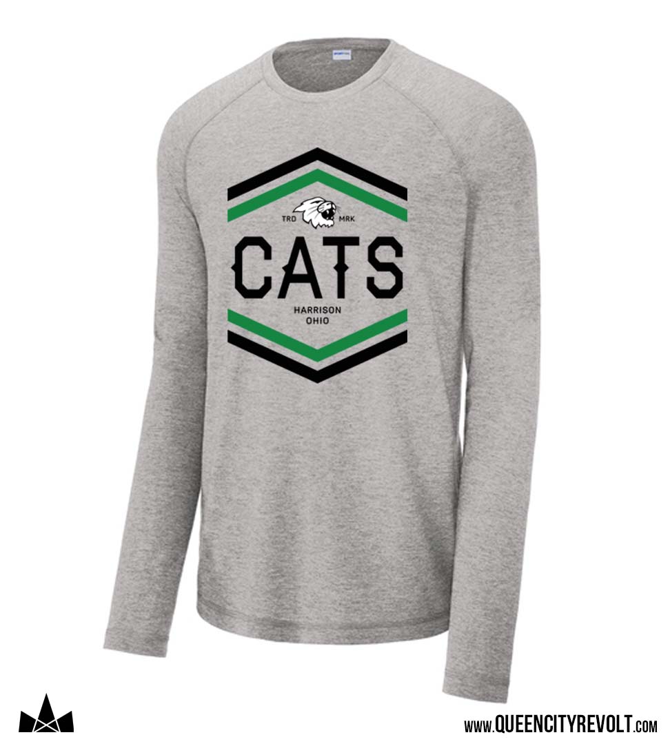 Harrison Arrows Performance Longsleeve, Ash Grey