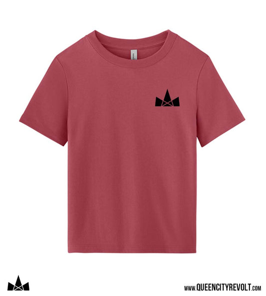 Women's Let Whoever Think Whatever Tshirt, Rose