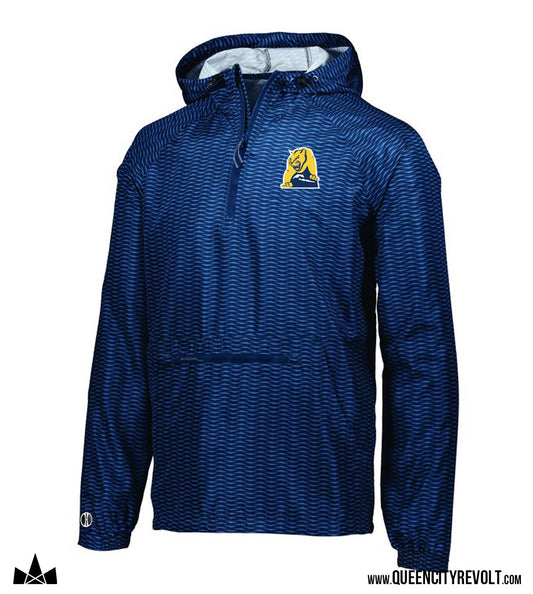MSJ Adult Pullover Jacket, Navy