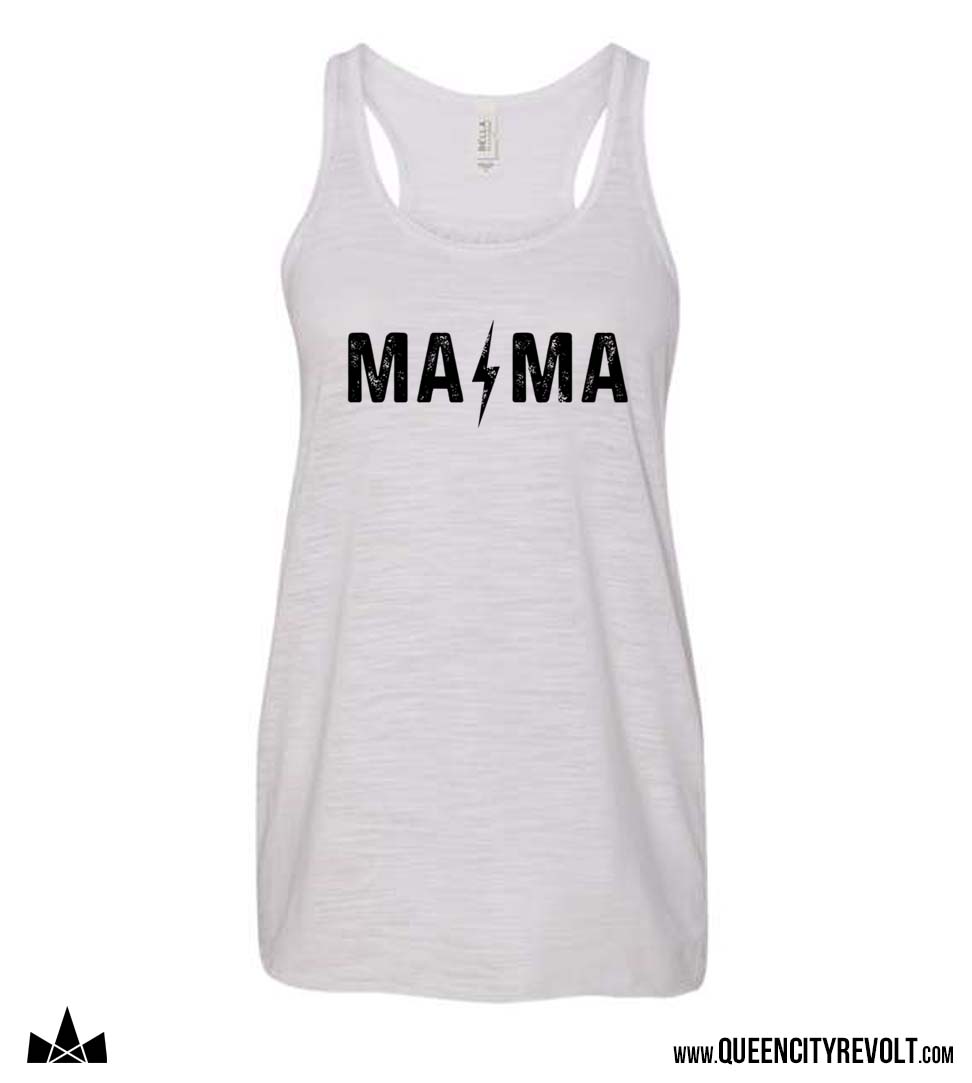 Women's Mama Tank, White