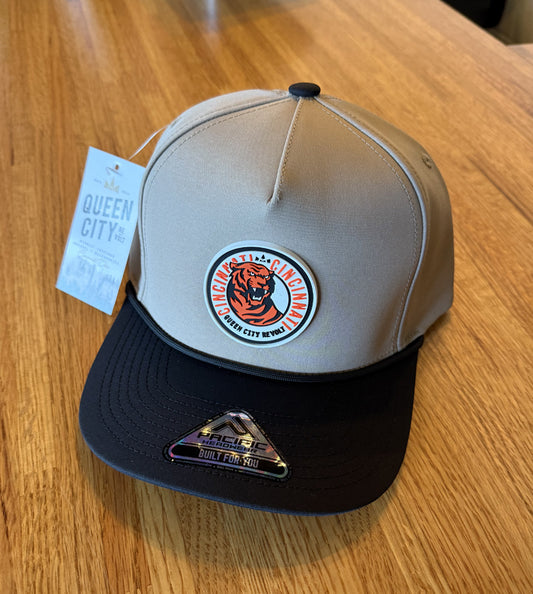 Cincinnati Football Snapback, Black/Mink