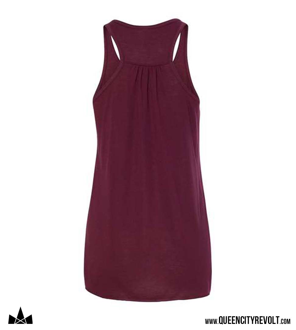 Ross Women's Flowy Racerback Tank, Maroon