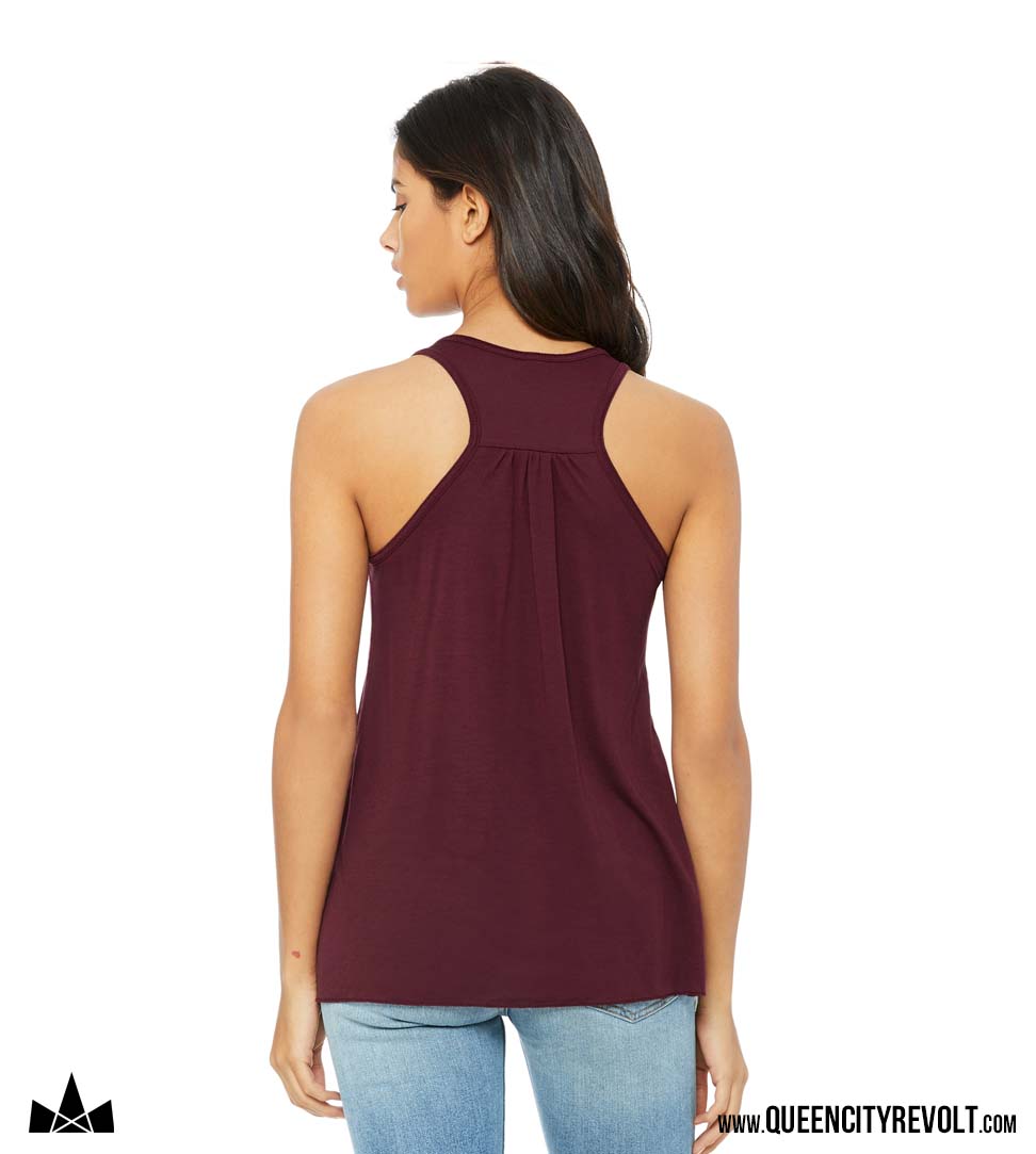 Ross Women's Flowy Racerback Tank, Maroon