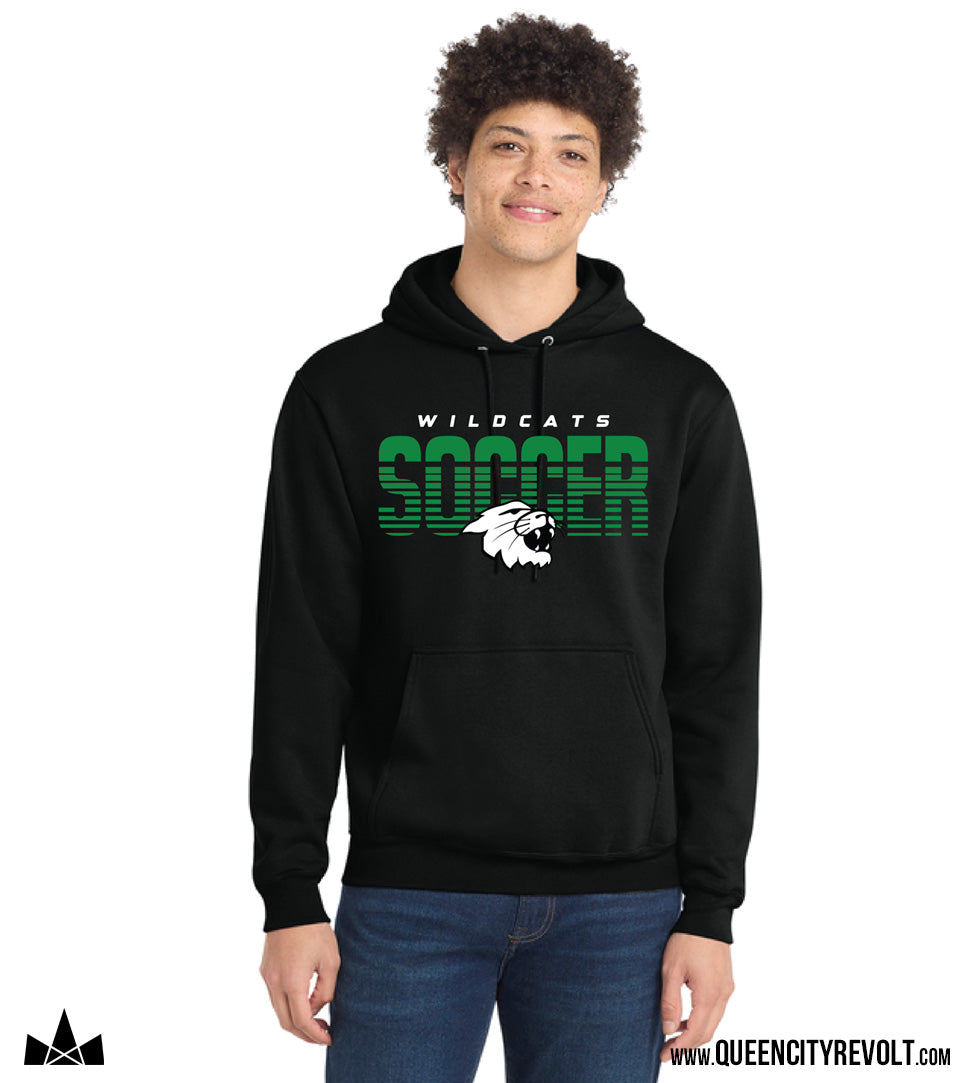 Harrison Soccer Fleece Hoodie, Black