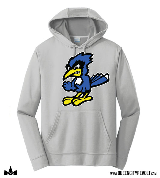 STJB Dry Ridge, ADULT Performance Hoodie, Grey