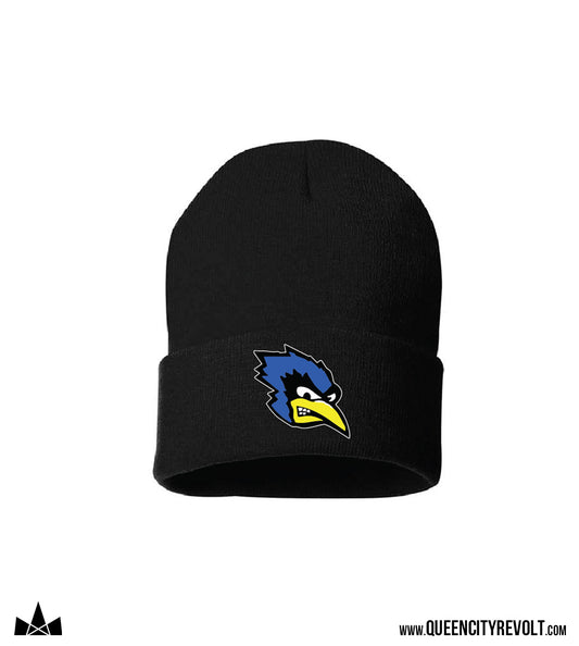 STJB Dry Ridge, Knit Cuff Beanie, Black