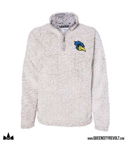St John Dry Ridge, Ladies Sherpa 1/4 Zip, Oatmeal