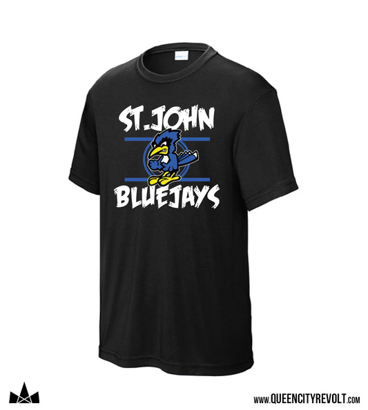 STJB Dry Ridge Youth Performance Tshirt, Black