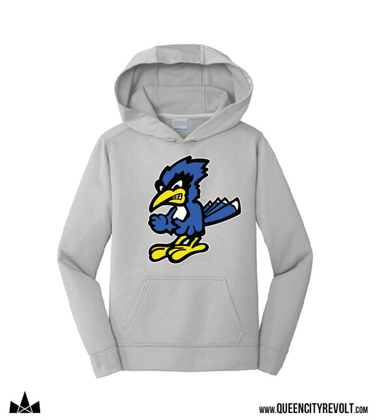 STJB Dry Ridge, YOUTH Performance Hoodie, Grey