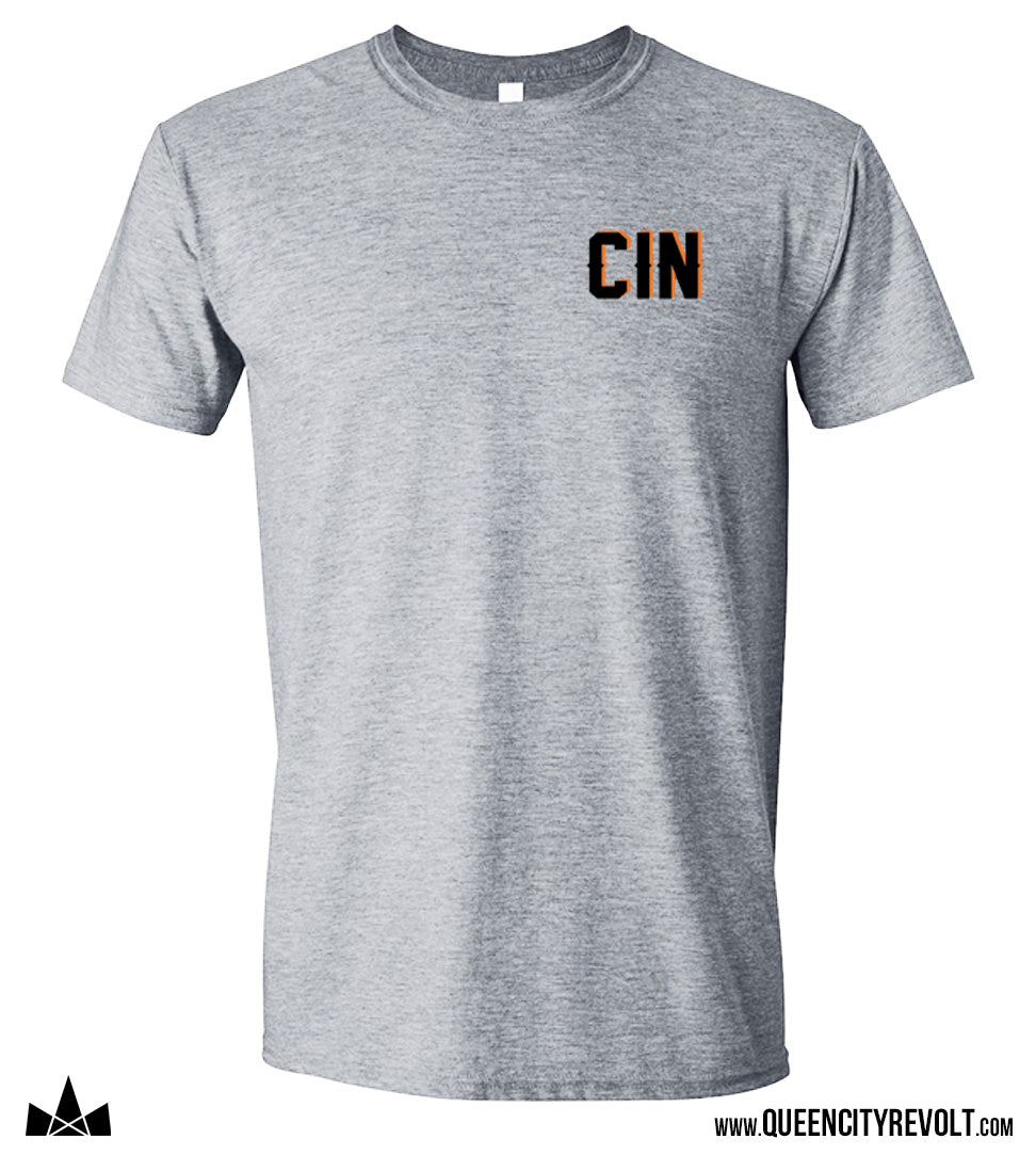 Cincinnati Football, Who Dey Tshirt, Grey
