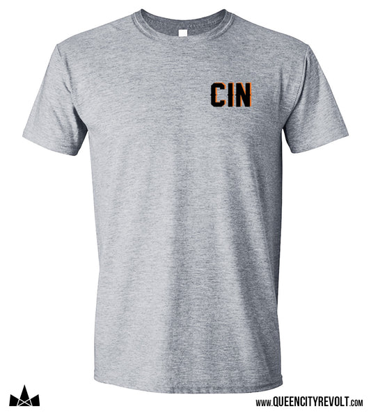 Cincinnati Football, Who Dey Tshirt, Grey