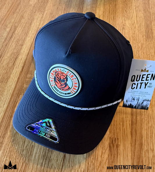Cincinnati Football Snapback, Black