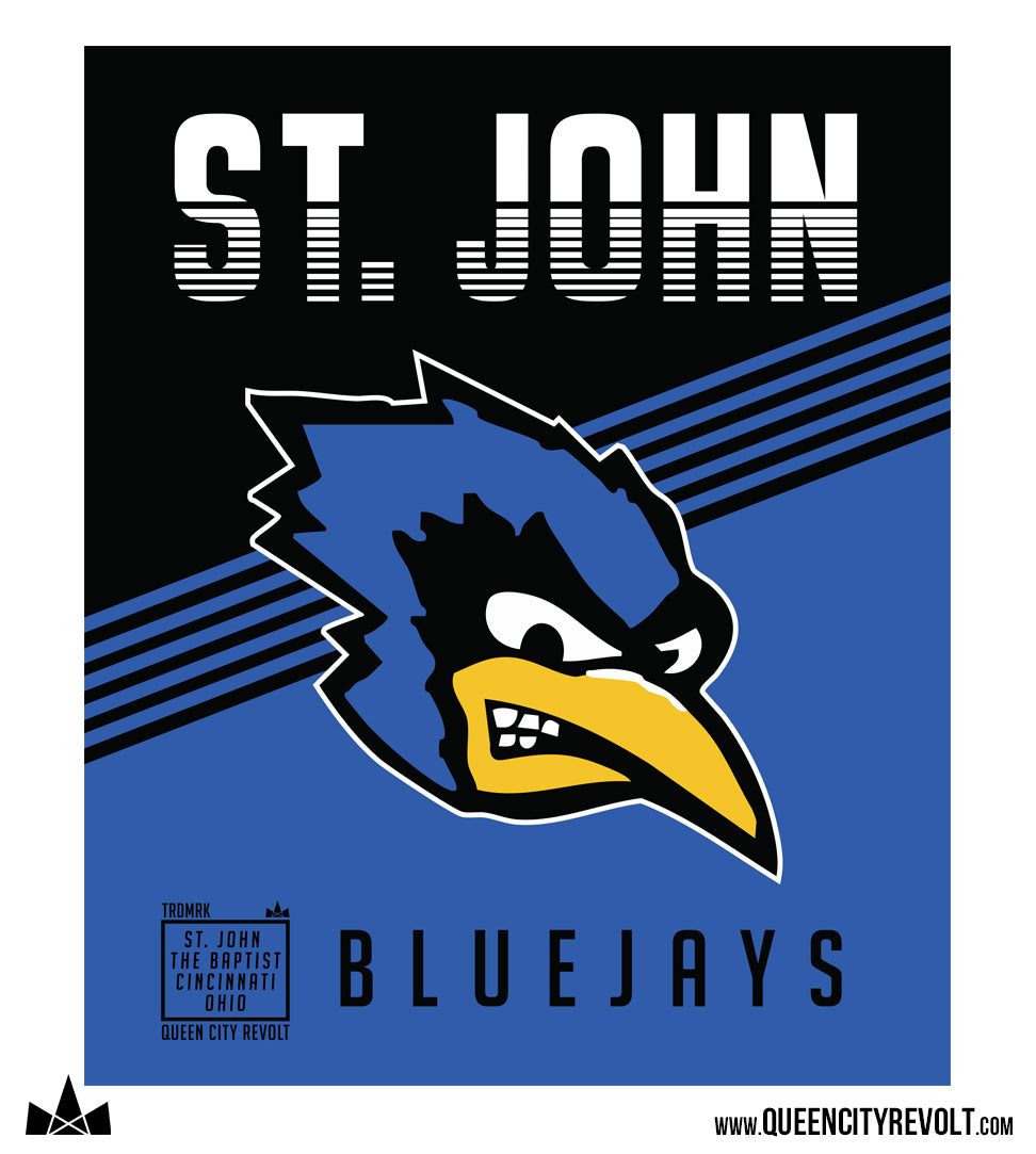 PRESALE STJB Bluejays Plush Fleece Blanket