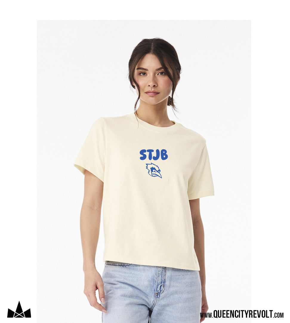 STJB Dry Ridge Women's Bubble Letter Tshirt, Natural