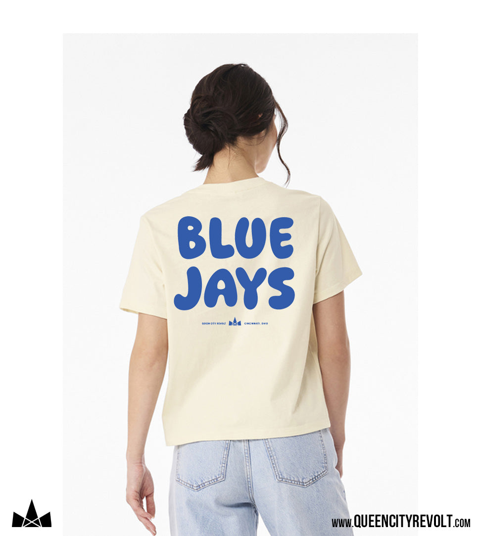 STJB Dry Ridge Women's Bubble Letter Tshirt, Natural