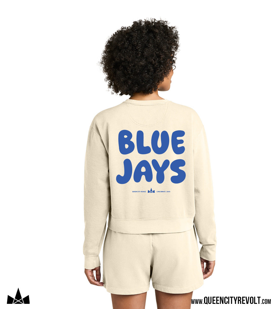 STJB Dry Ridge Women's Bubble Letter Crew, Natural