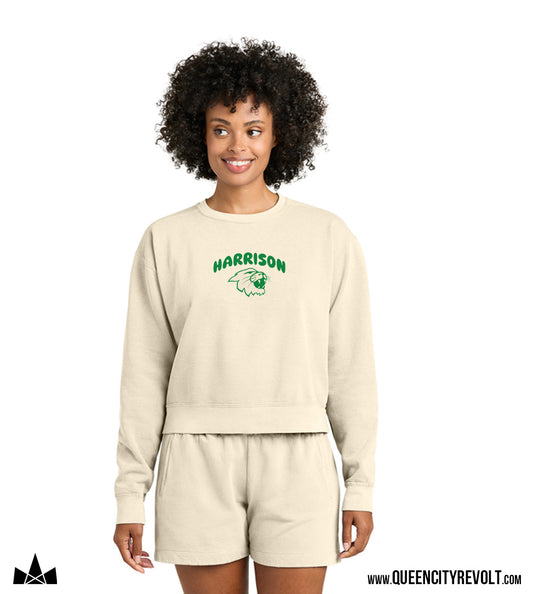Harrison Women's Bubble Letter Crew, Natural