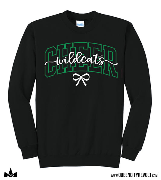 Harrison Cheer Crew Sweatshirt, Black