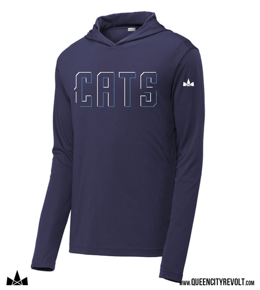 Franklin Co CATS Youth Performance Longsleeve, Navy