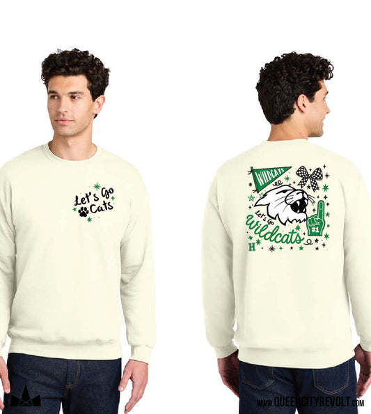 Harrison Spirit Adult Crew Sweatshirt, Natural