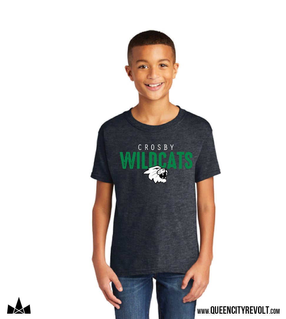Crosby Youth T-Shirt, Dark Grey