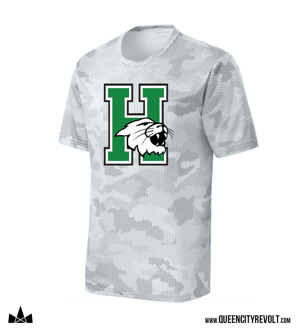 Harrison Youth Performance Camo Tshirt, White
