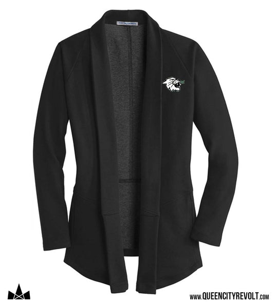 Harrison Women's Open Cardigan, Black