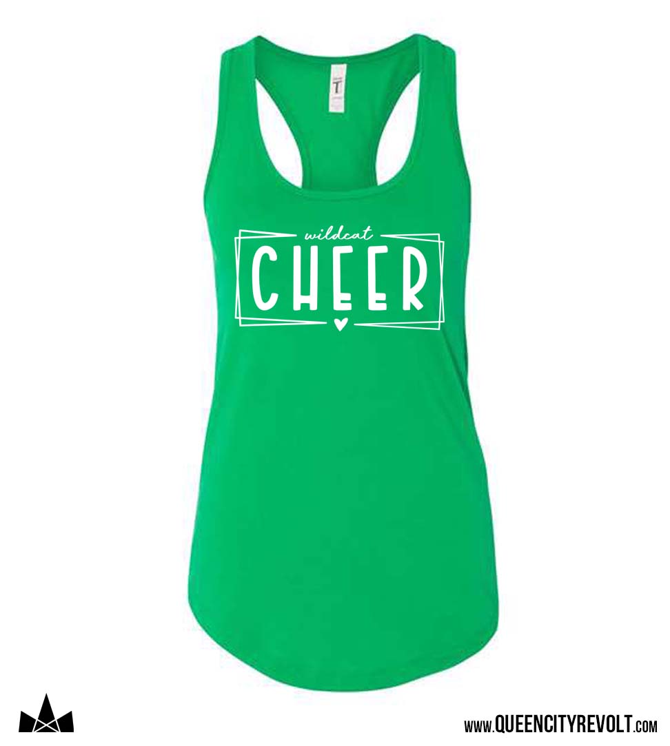 Harrison Women's Cheer Racerback Tank, Green