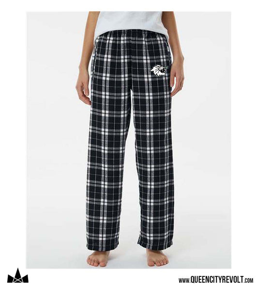 Harrison Youth Flannel Pajama Pants, Black/White