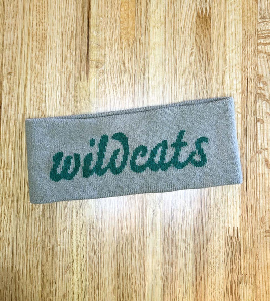 Harrison Knit Headband, Khaki/Green