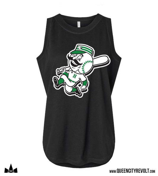 Harrison Baseball Women's Tank, Black