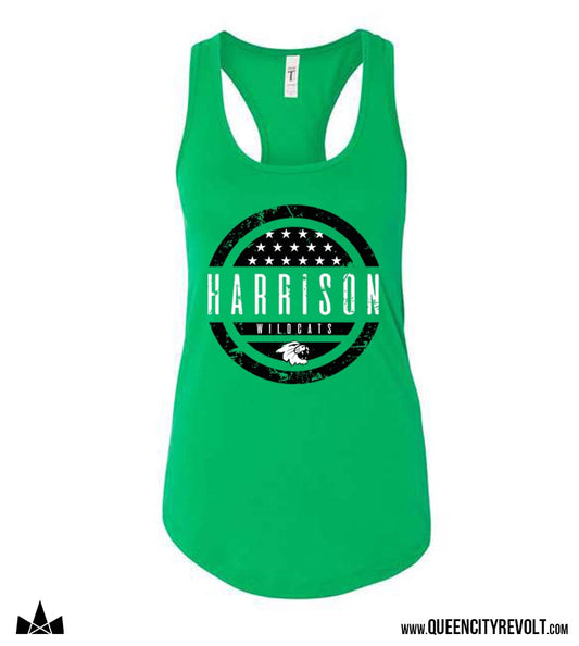 Harrison Women's Ideal Racerback Tank, Green