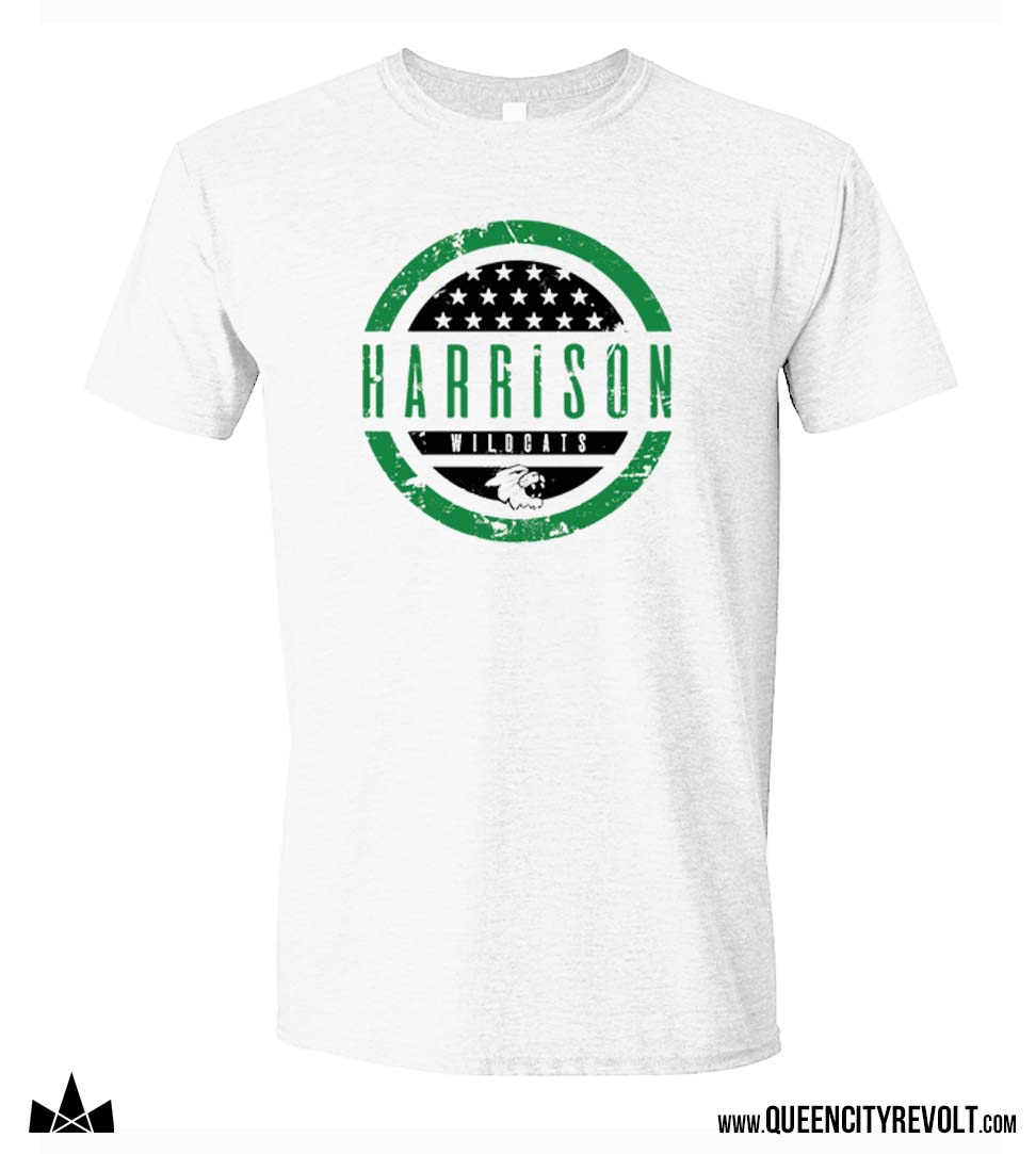 Harrison Stars Tshirt, White