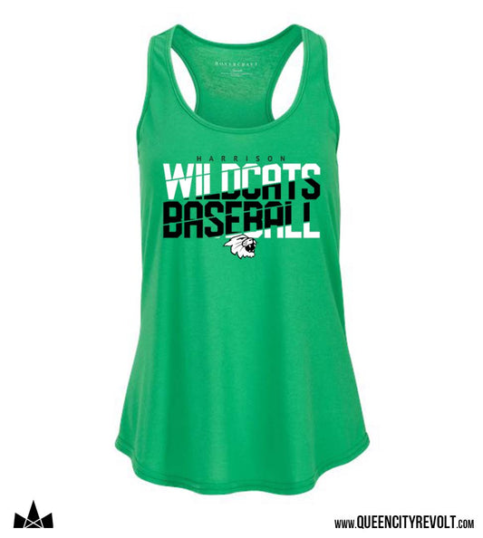 Harrison Baseball Women's Tank, Green