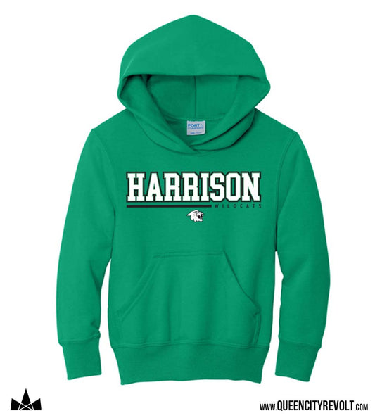Harrison Youth Fleece Hoodie, Green