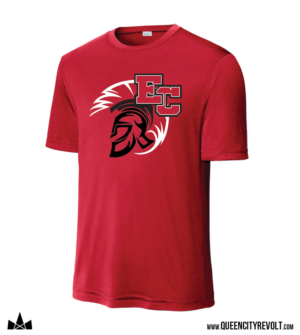 East Central Adult Performance Tshirt, Red