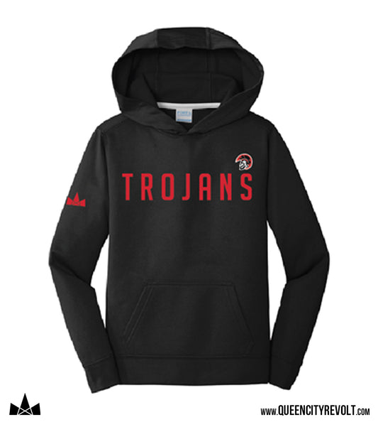 East Central Youth Performance Hoodie, Black