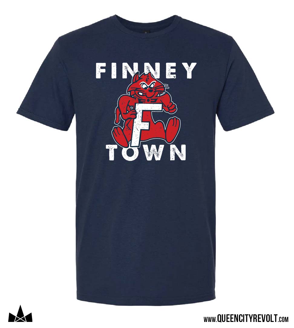 Finneytown Wildcats Tshirt, Navy