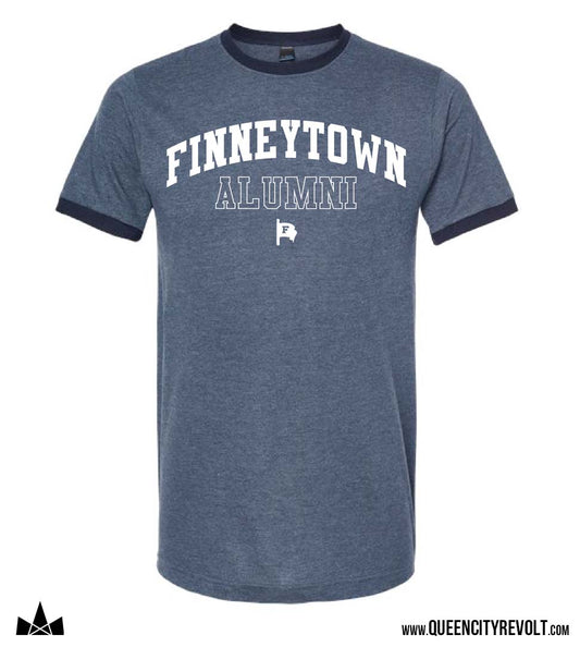 Finneytown Ringer Tshirt, Navy