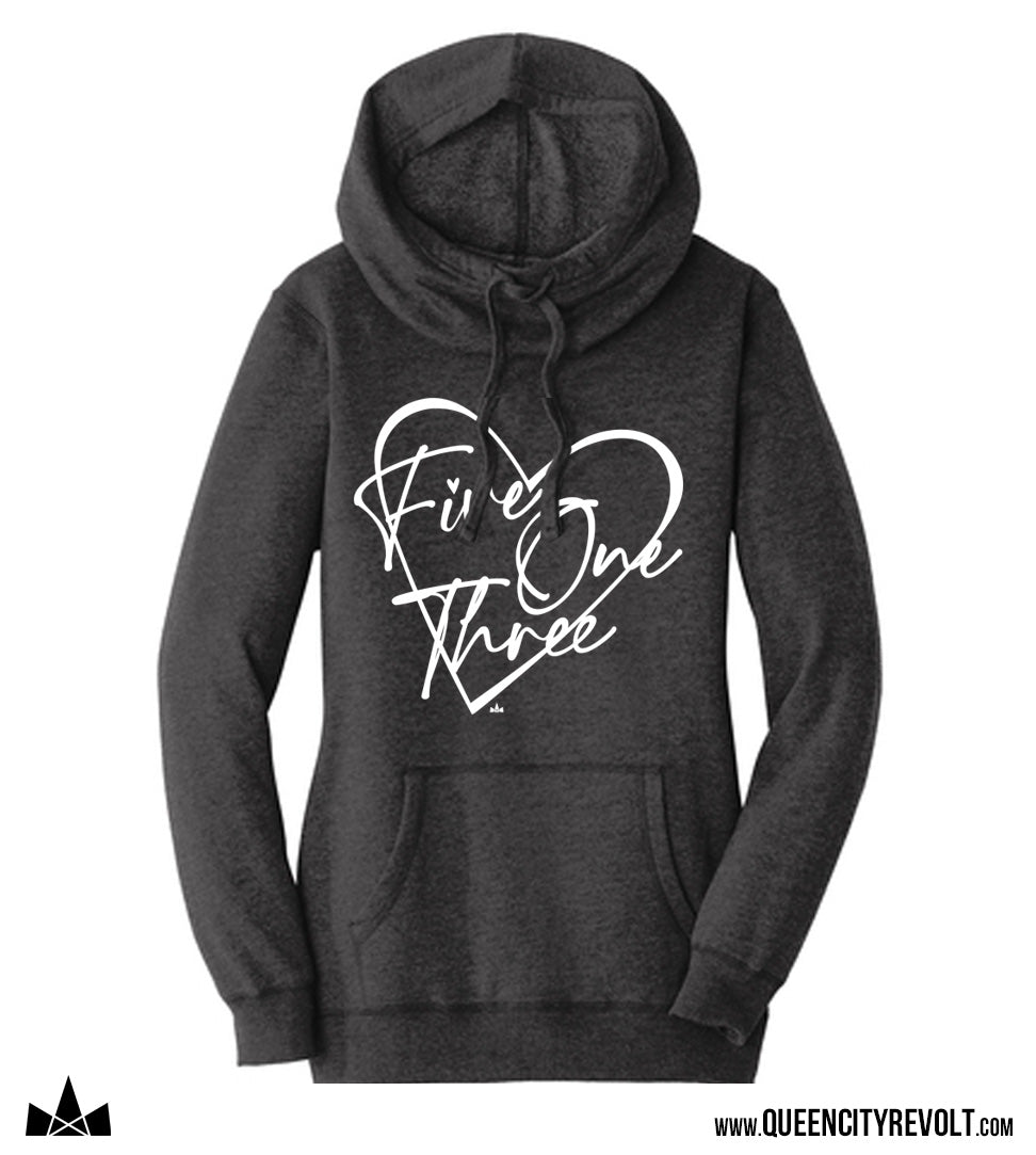 Five One Three Hoodie, Dark Grey
