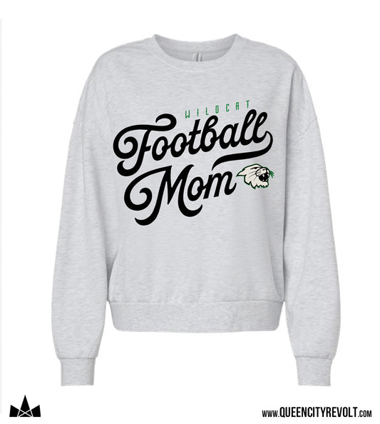 SALE! Harrison Football Mom Crew Sweatshirt, Ash