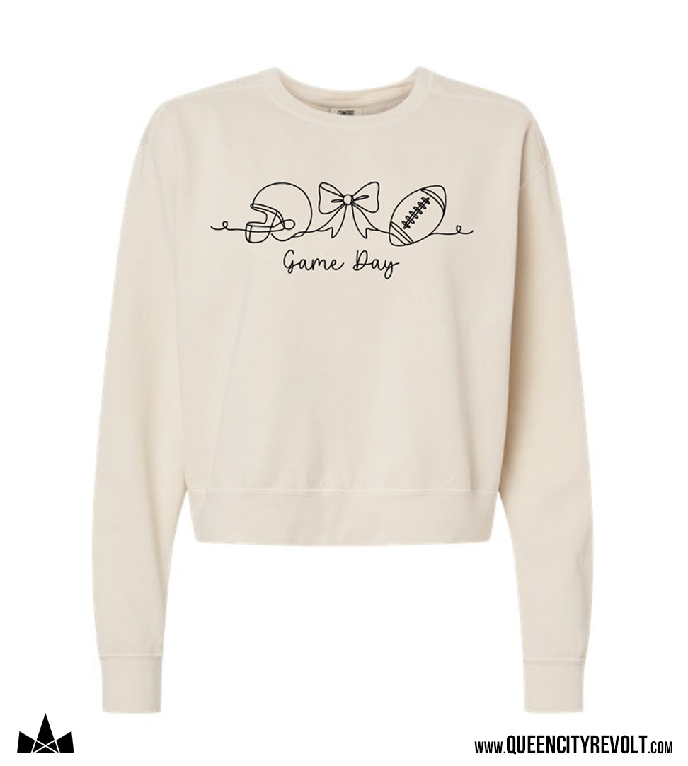 Game Day Crew Sweatshirt, Natural