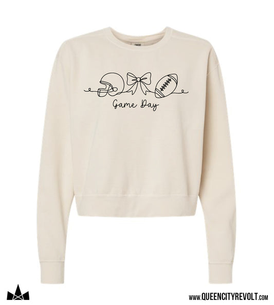 Game Day Crew Sweatshirt, Natural
