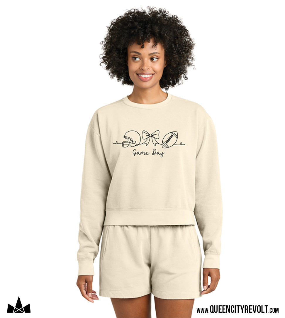 Game Day Crew Sweatshirt, Natural